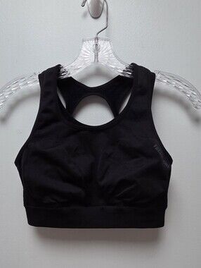 FRESOUGHT | Black Sports Bra, Sz. M